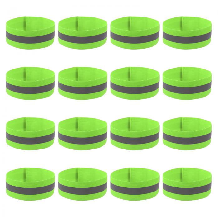 PATIKIL 手首/腕/足首/脚用反射バンド 高視認性反射バンド16個 サイクリング/ウォーキング用安全反射テ..