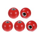 M METERXITY 5個入りのねじ込み式ボールノブ M10メスねじ35mm直径。旋盤/機械/芝刈り機用の熱硬化性ボールノブ ラウンドフェノール鋼製インサート...