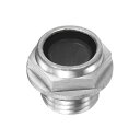 M METERXITY エアコンプレッサーオイルサイトグラス M14 x 1.5mm 強化ガラス リークなし 六角オイル液位計フィッティング W Oリング エアコンプレッサー/ポンプ/タンク サイトプラグ ウィンドウ