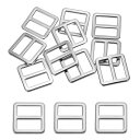 PATIKIL フラットメタルスライドバックル0.7