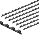 PATIKIL 6mm(1/4インチ)プラスチック製バインディングコム 200個21リングコムバインディングス パイン20枚収容レターサイズ 紙束 ノートブック...