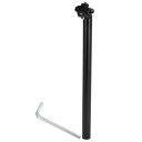 INFINAUTO バイクシートポスト30.9x450mmバイクサドルポストシートチューブアルミニウム合金ブラックエクストラロングアジャスタブルアングル固定クリップ付き