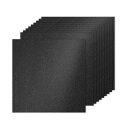 PATIKIL 10シートのブ ラッ クグリッターカードストックペーパー 10 x 10インチ 250gsmのスクエアプレミアムスパークリーペーパークラフトカー...