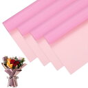 M METERXITY 20シートの花束用ラッピングペーパー 23インチの両面ピンク&ライトピンクBO PP防水フラワーラッピングペーパー花包装DIYウェディン...