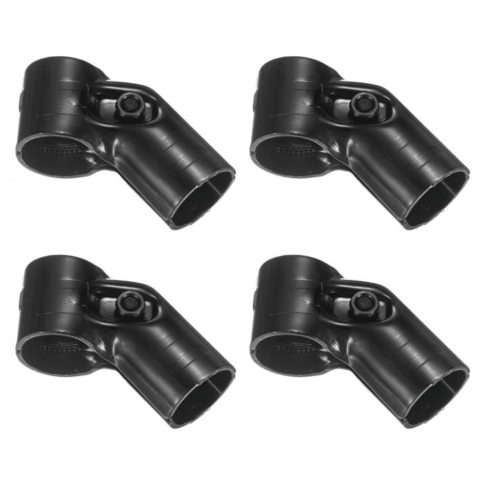 M METERXITY 4パック 構造用パイプコネクター 45度コンジットクランプスチールパイプコネクター OD 1.1..