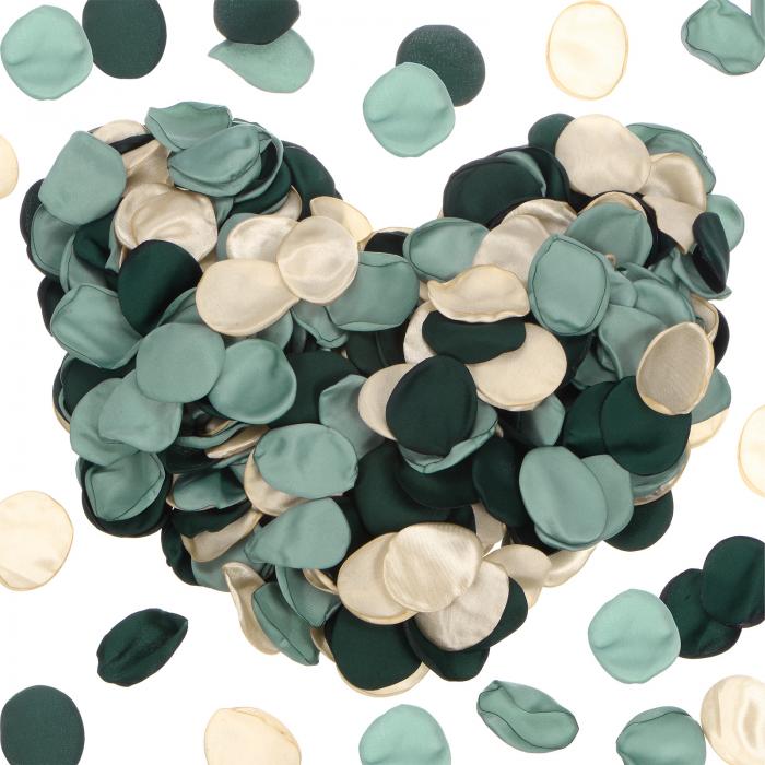 M METERXITY 600パックのシルク人工花ローズペタル 1.38x1.38"のシルクローズペタルウェディングフェイ..