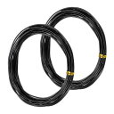 M METERXITY 2ロール 1.5mm 盆栽 トレーニング ワイヤー 32.8 フィート合計 アルマイト アルミニウム 盆栽 ワイヤー 盆栽 木 形作り/...