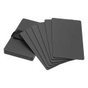 PATIKIL 1mm厚の金属ビジネスカード 3.4x2.1