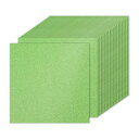 PATIKIL 20シートのライトグ リーンのグリッターカードストックペーパー 10x10インチ 250gsmのスクエアプレミアムスパークリーペーパークラフトカ...