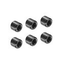 PATIKIL 2.0mm セラミックガイドリング 6個 釣り竿修理キット 淡水塩水釣り用 ブラック