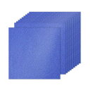 PATIKIL 10シートのダークブルーのグリッターカードストックペーパー 10x10インチ 250gsmのスクエアプレミアムスパークリーペーパークラフトカード...