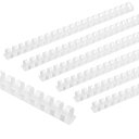 PATIKIL 20mm(3/4インチ)プラスチック製バインディングコム 100個21リングコムバインディングス パイン150枚収容レターサイズバインディング用...