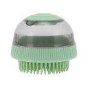 CAPASTEC ペットブラシ 肌を清潔 猫ブラシ 犬ブラシ お風呂用 ペット用入浴ブラシ シャンプー収納付き 丸洗い可能 抜け毛取り マッサージ 長毛 短毛 ...
