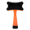 CAPASTEC ペットブラシ お手入れブラシ 猫 犬 ブラシ 皮膚に優しい 丸洗い可能 抜け毛取り マッサージ 長毛 短毛 スリッカーブラシ ペット用 ペット...