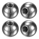 M METERXITY 4個のねじ込みボールナットノブ M6x16mm 304ステンレス鋼女性ねじボールナットキャップ 照明器具/機械/DIY用 丸い実質的なね...