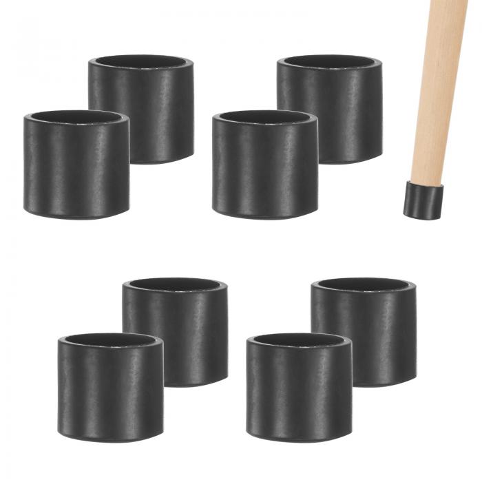 M METERXITY 8個入りのチェアレッグキャップ 1/2"（12mm）PVCチェアレッグフロアプロテクター 折りたた..