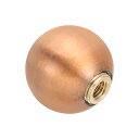 PATIKIL 25mmボールランプフィニアルキャップノブ 1セットランプシェードデコレーション レッドブロンズ