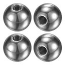 M METERXITY 4個のねじ込みボールナットノブ M6x18mm 304ステンレス鋼女性ねじボールナットキャップ 照明器具/機械/DIY用 丸い実質的なね...