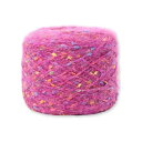 CAPASTEC 毛糸 ポンポンウール モヘア カラフル 編み糸 編み物 極太 装飾 1玉100g コ ットン ふわふわ 並太 織り楽 94%ポリエステル6%ウ...