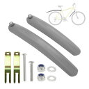 BULLSPANN 自転車フェンダーセット 自転車サイクリングタイヤフロントとリアマッドガード ユニバーサルバイクフェンダー ロードバイク マウンテンバイク用 ...