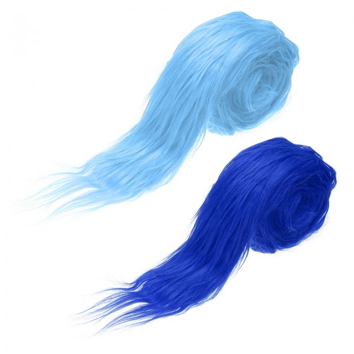 PATIKIL プラッシュフェイクファー織物プリカットストリップ2個 59 x 2