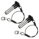 M METERXITY 2個のボールロックピン12mm直径25mm使用長ボタンハンドルクイ ックリリースピン