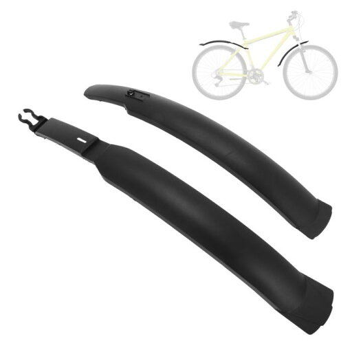 BULLSPANN 自転車フェンダーセット 自転車サイクリングタイヤフロントとリアのマッドガード サイクリングバイクフェンダー マッドガード交換品 ロードバイク MTB用 ブラック BULLSPANN 自転車フェンダーセット 自転車サイクリングタイヤフロントとリアのマッドガード サイクリングバイクフェンダー マッドガード交換品 ロードバイク MTB用 ブラック