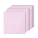 PATIKIL 10シートのライトピンクのグリッターカードストックペーパー 10 x 10インチ 250gsmのスクエアプレミアムスパークリーペーパークラフトカ...
