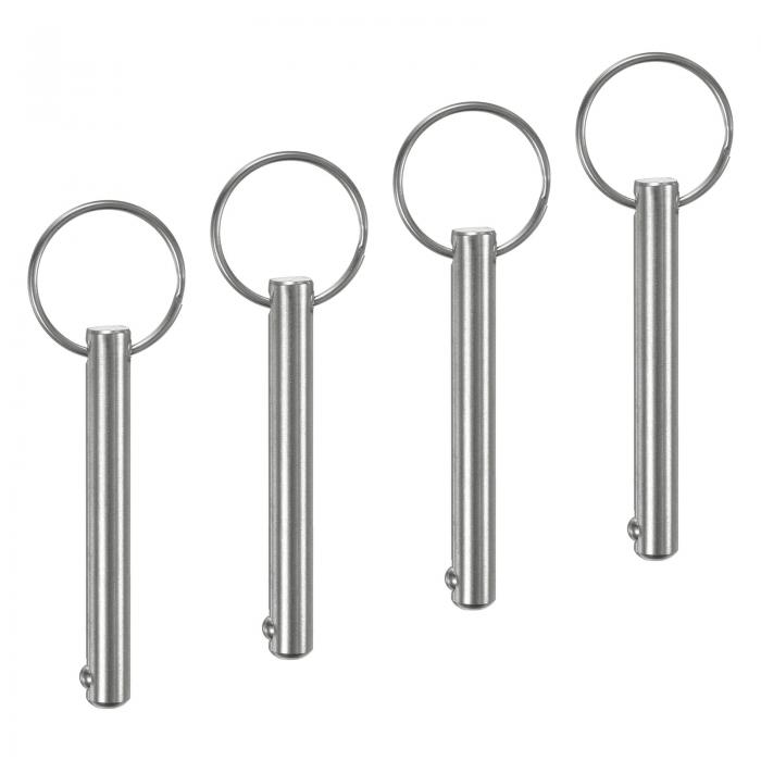 M METERXITY 4-Pack リリースピン 5/16" [8mm] 直径 2.17" [55mm] 使用長さ ビミニ トップピン 船舶建..