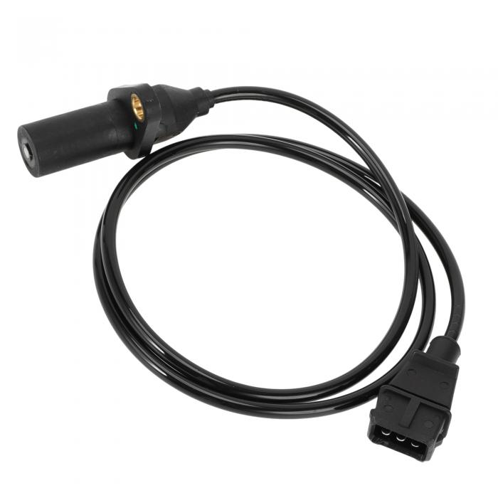 VekAuto Fiatに対応 Panda I Hatchback 1.1 1995-2003用1個 クランクシャフトポジションセンサー ステディメタルプラスチック ブラック エンジン クランク CKP センサー