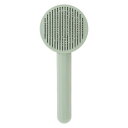 CAPASTEC ペットブラシ ワンプッシュ式 猫ブラシ 犬ブラシ 皮膚に優しい 抜け毛取り マッサージ 長毛 短毛 スリッカーブラシ 犬猫通用 ペット用 ペッ...