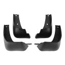 Motoforti 日産に対応ノート2017-2020用マッドフラップスプラッシュガードマッドガードW / マウントアクセサリー