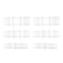 A ABSOPRO 真空チューブコネクター 5/8" 1/2" 3/8" 6個 3サイズのプラスチックホースバーブフィッティングアソートメント PP クリア 1セット
