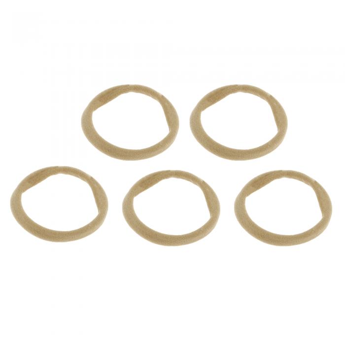 VOCOSTE ヘアゴム ヘアロープ リングゴム 髪ゴム 高弾性 おしゃれ 可愛い 簡約 通勤 通学 日常 5個 ベージュ