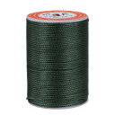 0.8mm レザー縫製ワックス糸、55m / 60ヤード、ポリエステルワックスコードリネン糸、レザークラフト、ブックバインディング、靴修理、ダーク緑