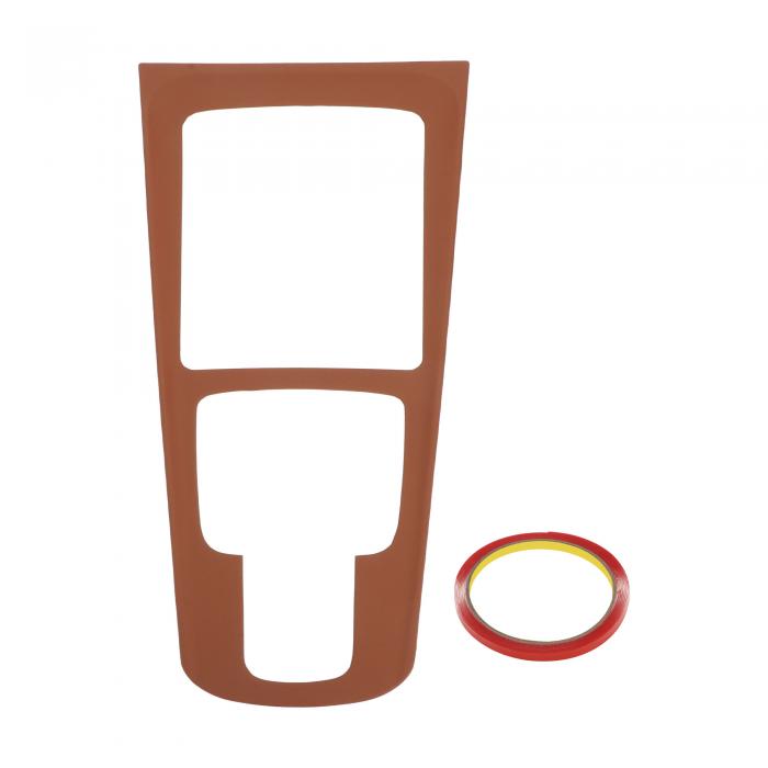 TUCKBOLD メルセデスに対応・ベンツに対応 GLA / GLB / EQA / EQB 2020-2024 用センターコンソールパネルフェイクレザーステッカー セントラルコントロールギアシフトパネルカバー インテリアトリム ブラウン