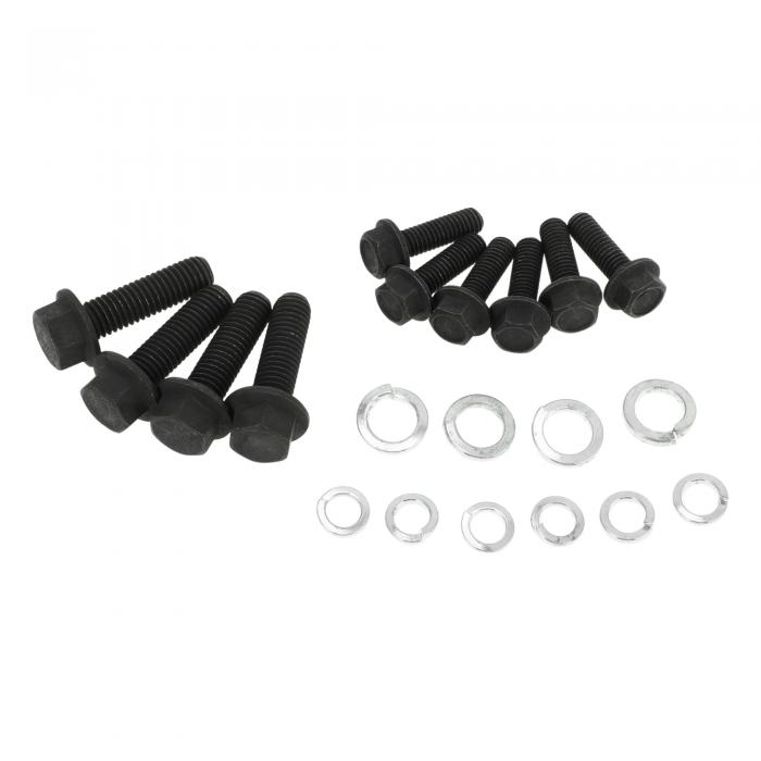 INFINAUTO マニュアルトランスミッションベルハウジングボルトキット シボレーに対応カマロ1967-1981ブラック 1セット