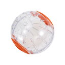 CAPASTEC 12cm ハム スター ボール 透明ハム スターガービルランニングエクサ 運動用 サイズホイールハム スタークリ スタルボール メートルハム スターエクササイズボール スナネズミボールホイール 小動物ケージ アクセサリー 小動物おもちゃ オレンジ(4)