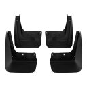 Hihaha BMWに対応 5シリーズE60 2005-2010用マッドフラップスプラッシュガードW /マウントアクセサリー フロントおよびリアマッドガード1セ...