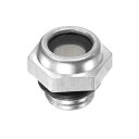 M METERXITY エアコンプレッサーオイルサイトグラス M12 x 1.5mm 強化ガラス リークなし 六角オイル液位計フィッティング W Oリング エアコンプレッサー/ポンプ/タンク サイトプラグ ウィンドウ