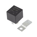 A ABSOPRO 5 Pins 40A 12V オートリレー マルチパーパス 防水 カーリレー ブラック 1 個