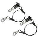 M METERXITY 2個のボールロックピン8mm直径16mm使用長ボタンハンドルクイ ックリリースピン
