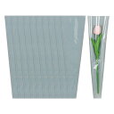 M METERXITY 100パックの花束用袋 花束包装用クラフトフラワーラッピングバッグ 誕生日/結婚式/卒業式用 花束用スリーブ 4.7"x 15.7", 青