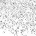 PATIKIL 1.1LBフラットマーブル 5mm(0.2")ミニアクリルジェム 花瓶用ガラスビーズ フィッシュタンクテーブルスキャッターホームデコレーションDIYクラフト クリア