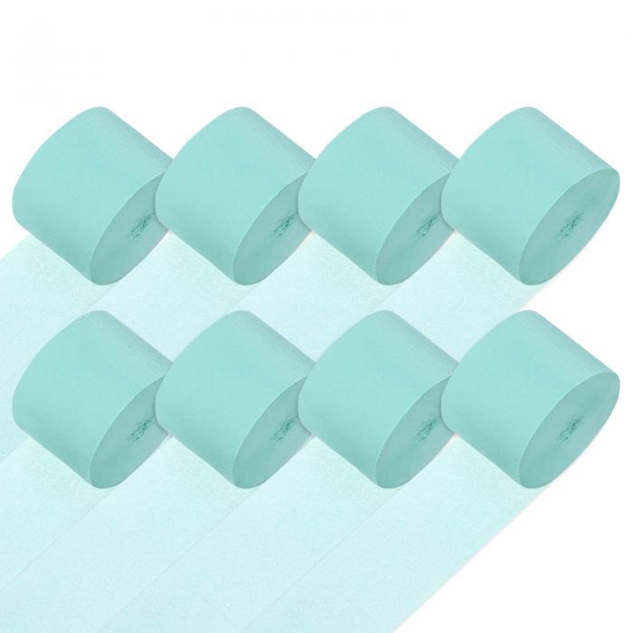 M METERXITY 8本のクレープペーパーストリーマー 656フィートのクレープストリーマー DIY/ハロウィン/..