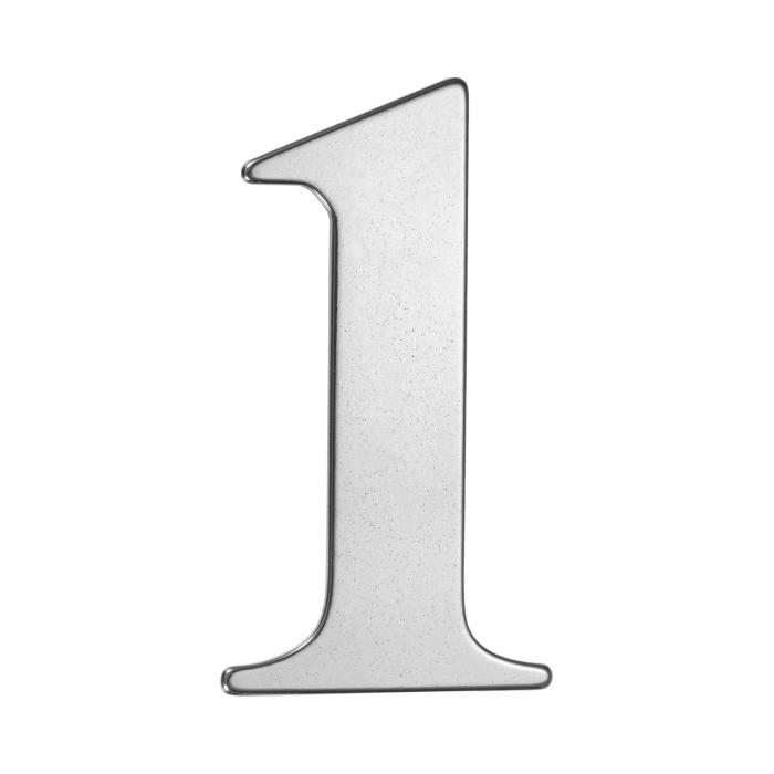 M METERXITY 1パックの自己粘着式ハウスナンバー、3"304ステンレススチールメールボックスナンバーアド..