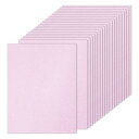 PATIKIL 20シートのライトピンクのグリッターカードストックペーパー 8.5x11インチ 250gsmスクエアプレミアムスパークリーペーパークラフトカード...