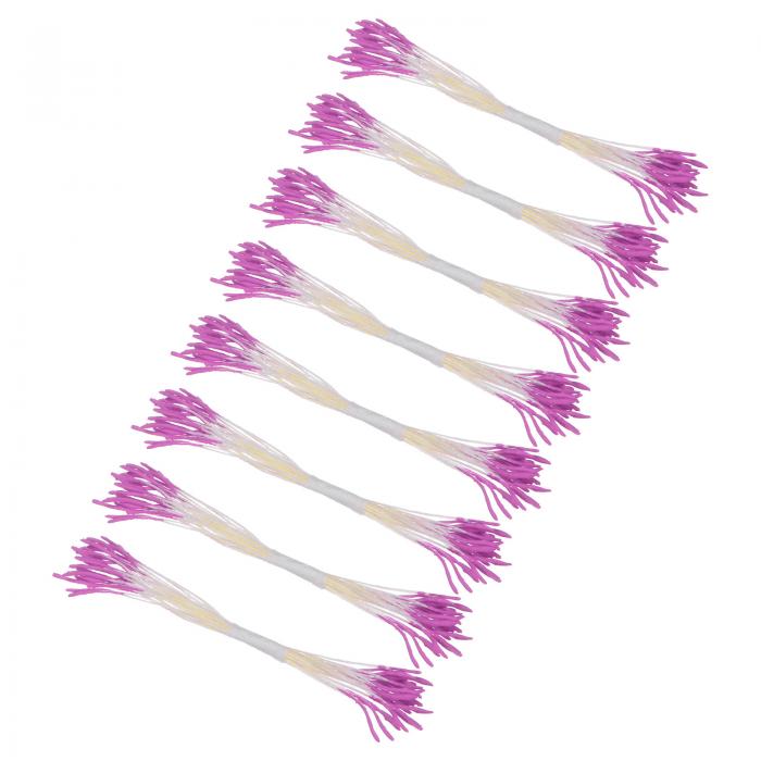 M METERXITY 200パックの人工花ステーメンキット ミニダブルヘッド花ステーメンピスティル 花作り クラ..