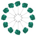 M METERXITY 12パックのローズブートニア 新郎ブートニア ラ ペルピンブートニア 結婚式用メンズスーツ装飾 ウェディングブトンホールズポケットブート...