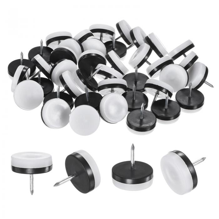 M METERXITY 40個入り 家具スライダー 1.1" 釘付き椅子脚プロテクター ハードウッドフロア/テーブル/椅..